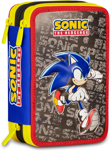 Astuccio scuola zip sonic - astuccio,