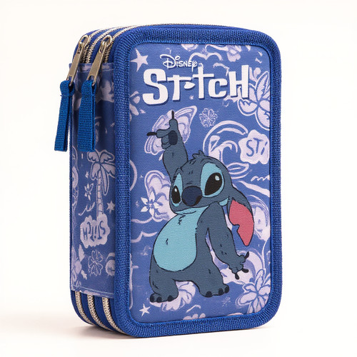 Astuccio stitch scomparti - astuccio,