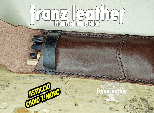 Astuccio porta penne cuoio - astuccio, t