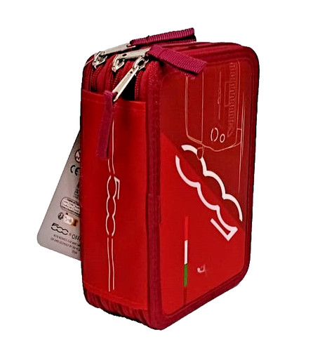 Astuccio scuola zip fiat 500 - astuccio,