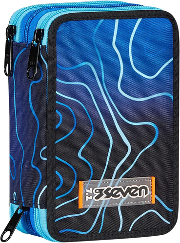 Astuccio scuola zip blue - zip,,